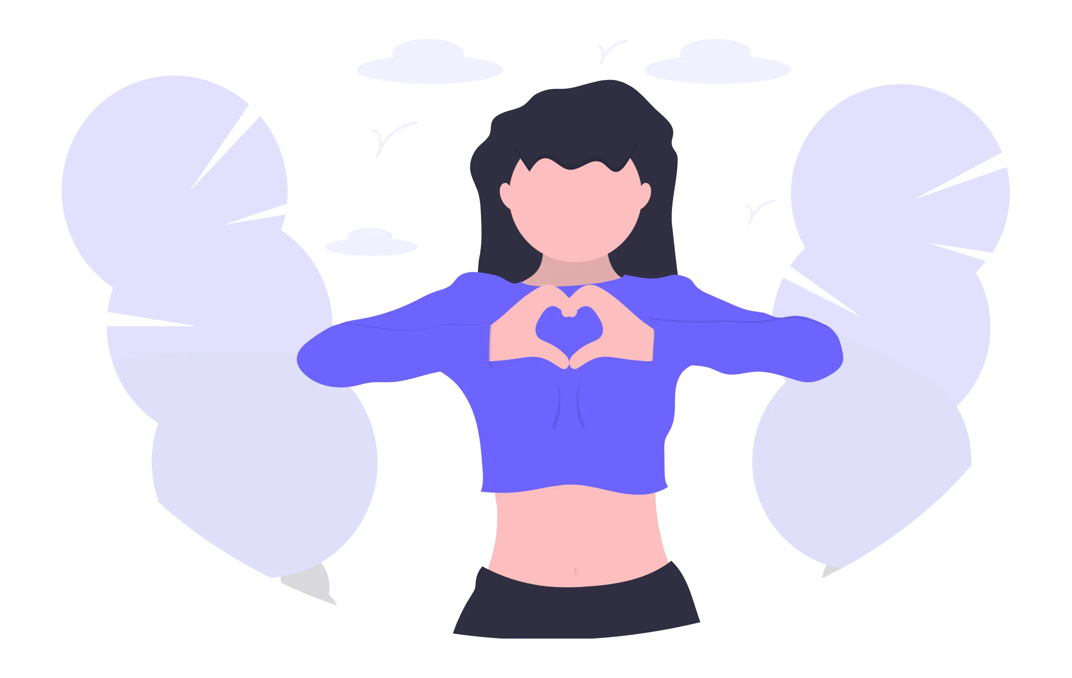 A Person looking at a dark void