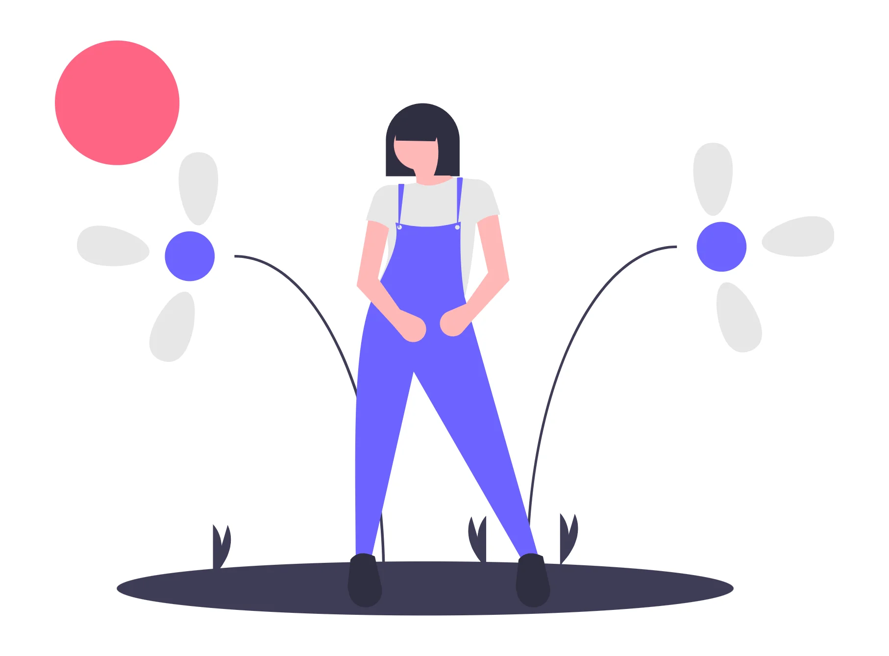 A Person looking at a dark void